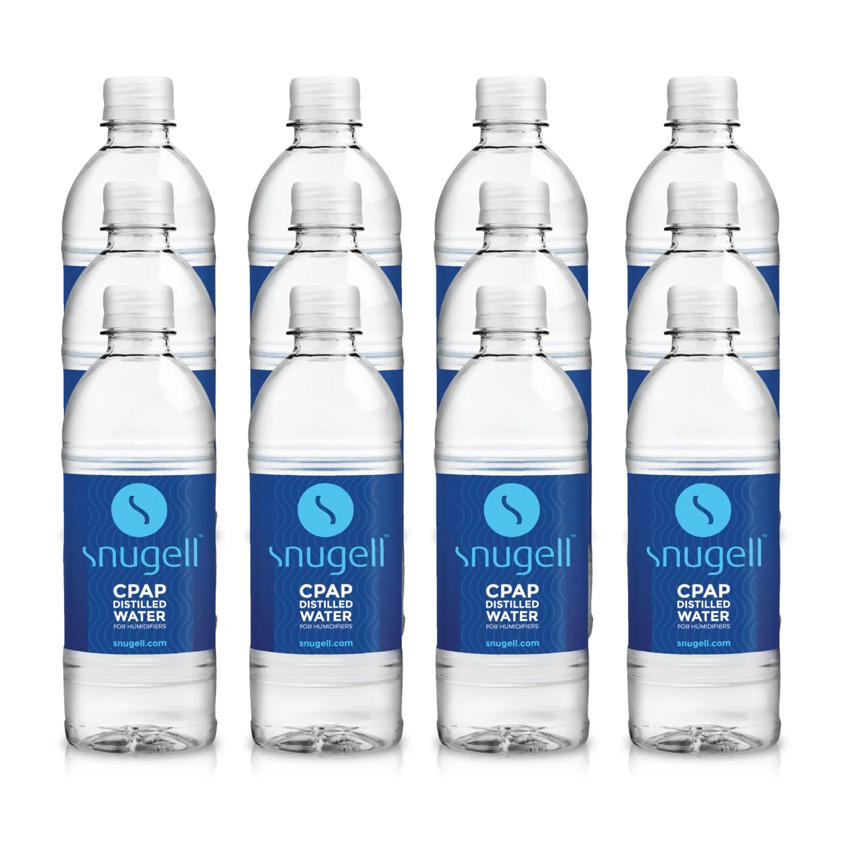 Snugell CPAP Distilled Water (12 × 16.9 oz)