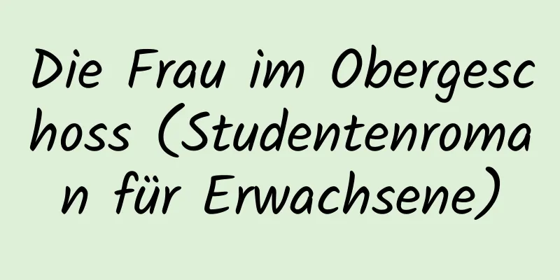 Die Frau im Obergeschoss (Studentenroman für Erwachsene)