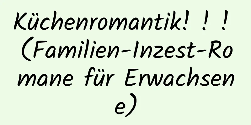 Küchenromantik! ! ! (Familien-Inzest-Romane für Erwachsene)