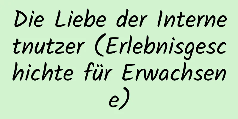 Die Liebe der Internetnutzer (Erlebnisgeschichte für Erwachsene)