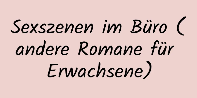 Sexszenen im Büro (andere Romane für Erwachsene)