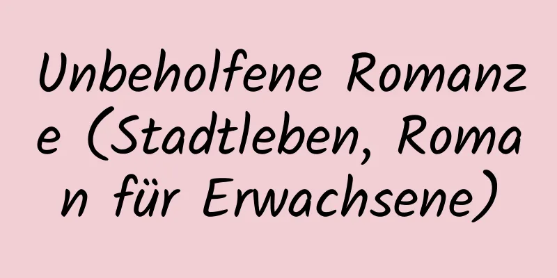 Unbeholfene Romanze (Stadtleben, Roman für Erwachsene)