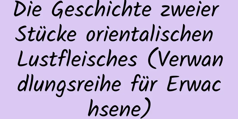 Die Geschichte zweier Stücke orientalischen Lustfleisches (Verwandlungsreihe für Erwachsene)