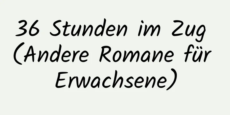 36 Stunden im Zug (Andere Romane für Erwachsene)