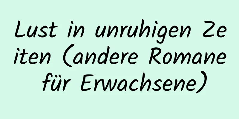 Lust in unruhigen Zeiten (andere Romane für Erwachsene)