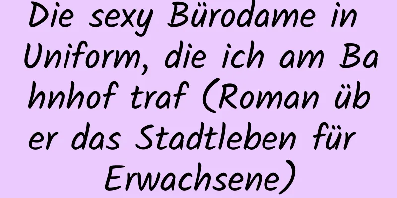 Die sexy Bürodame in Uniform, die ich am Bahnhof traf (Roman über das Stadtleben für Erwachsene)