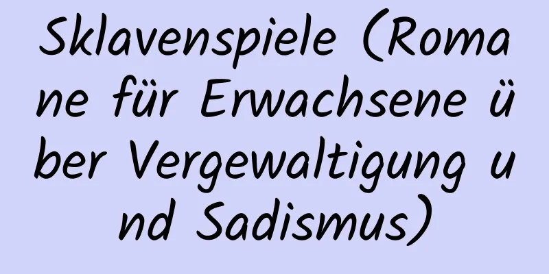 Sklavenspiele (Romane für Erwachsene über Vergewaltigung und Sadismus)