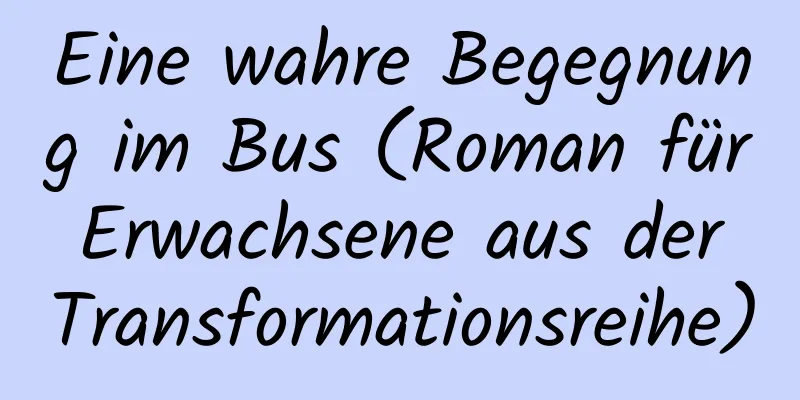 Eine wahre Begegnung im Bus (Roman für Erwachsene aus der Transformationsreihe)