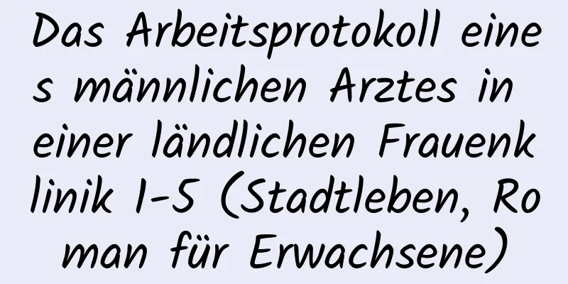 Das Arbeitsprotokoll eines männlichen Arztes in einer ländlichen Frauenklinik 1-5 (Stadtleben, Roman für Erwachsene)