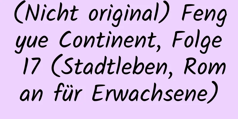 (Nicht original) Fengyue Continent, Folge 17 (Stadtleben, Roman für Erwachsene)