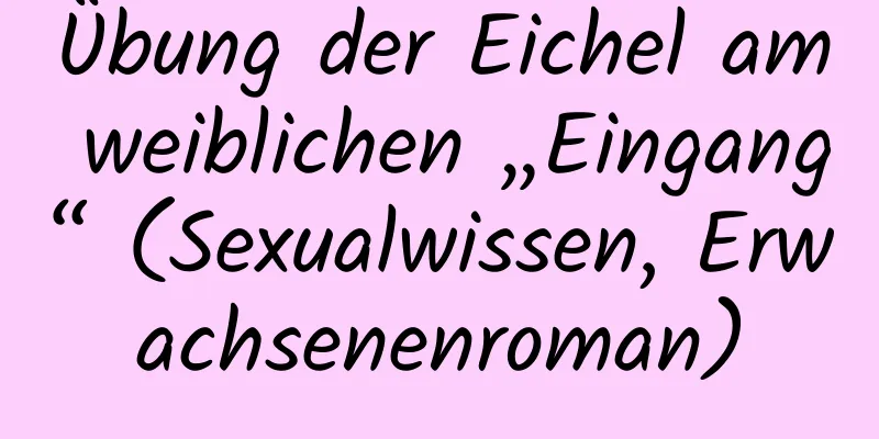 Übung der Eichel am weiblichen „Eingang“ (Sexualwissen, Erwachsenenroman)