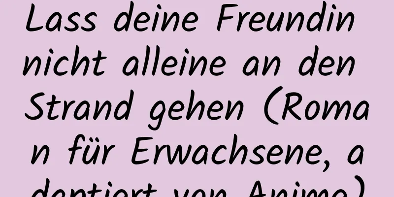 Lass deine Freundin nicht alleine an den Strand gehen (Roman für Erwachsene, adaptiert von Anime)