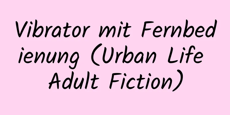 Vibrator mit Fernbedienung (Urban Life Adult Fiction)