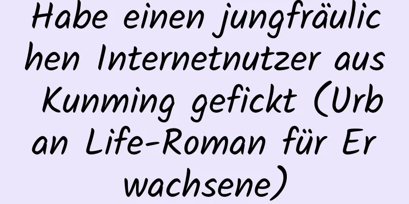 Habe einen jungfräulichen Internetnutzer aus Kunming gefickt (Urban Life-Roman für Erwachsene)