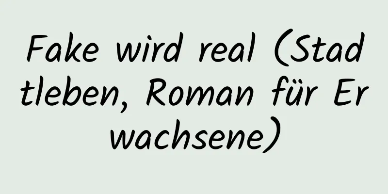 Fake wird real (Stadtleben, Roman für Erwachsene)