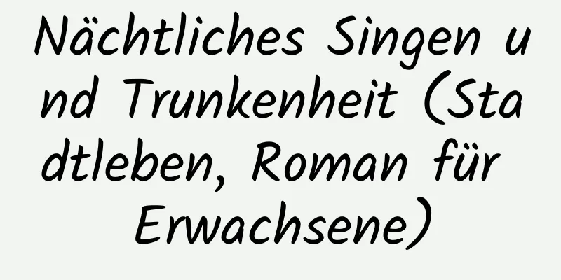 Nächtliches Singen und Trunkenheit (Stadtleben, Roman für Erwachsene)