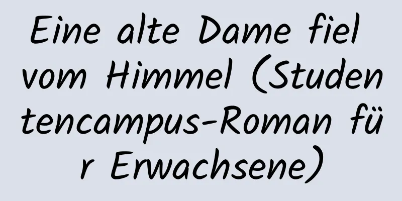 Eine alte Dame fiel vom Himmel (Studentencampus-Roman für Erwachsene)