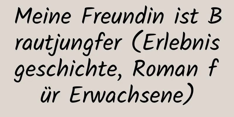 Meine Freundin ist Brautjungfer (Erlebnisgeschichte, Roman für Erwachsene)