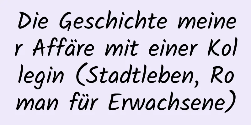 Die Geschichte meiner Affäre mit einer Kollegin (Stadtleben, Roman für Erwachsene)