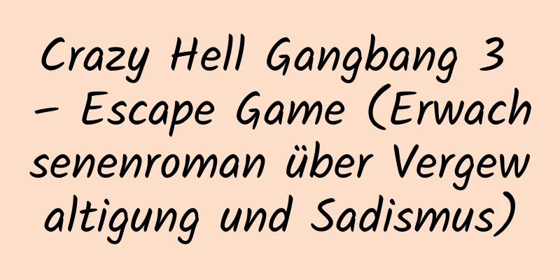 Crazy Hell Gangbang 3 – Escape Game (Erwachsenenroman über Vergewaltigung und Sadismus)