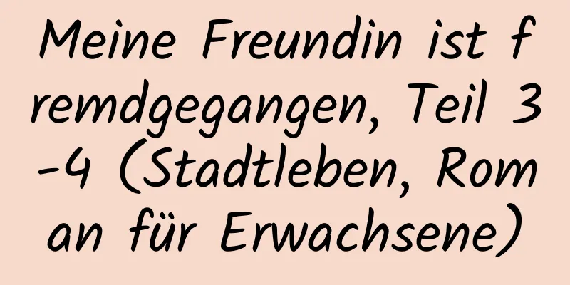 Meine Freundin ist fremdgegangen, Teil 3-4 (Stadtleben, Roman für Erwachsene)