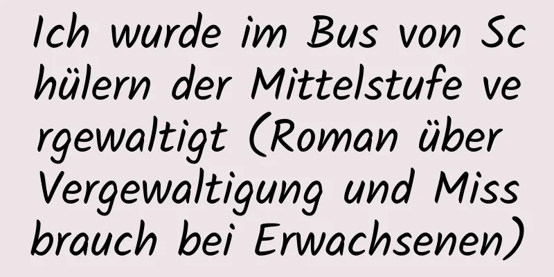 Ich wurde im Bus von Schülern der Mittelstufe vergewaltigt (Roman über Vergewaltigung und Missbrauch bei Erwachsenen)