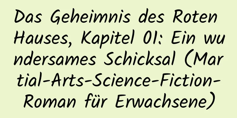 Das Geheimnis des Roten Hauses, Kapitel 01: Ein wundersames Schicksal (Martial-Arts-Science-Fiction-Roman für Erwachsene)