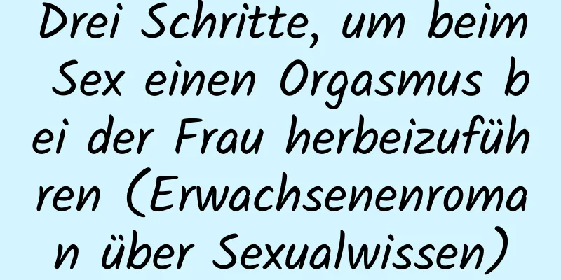 Drei Schritte, um beim Sex einen Orgasmus bei der Frau herbeizuführen (Erwachsenenroman über Sexualwissen)