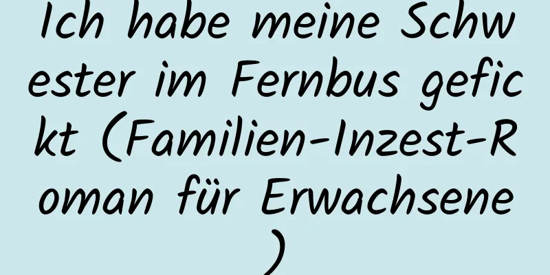 Ich habe meine Schwester im Fernbus gefickt (Familien-Inzest-Roman für Erwachsene)