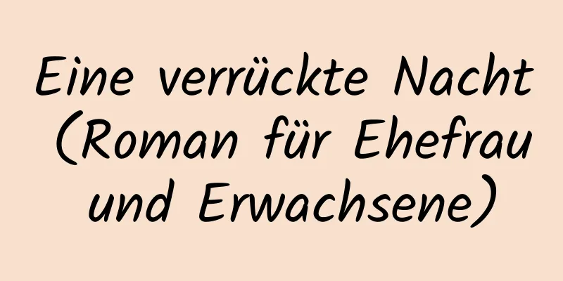 Eine verrückte Nacht (Roman für Ehefrau und Erwachsene)