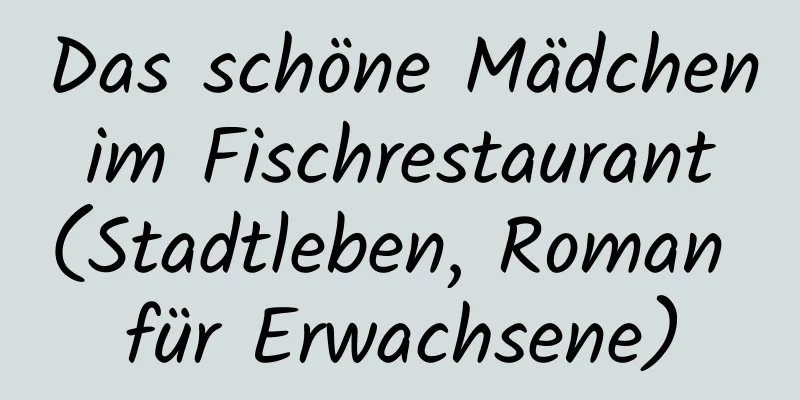 Das schöne Mädchen im Fischrestaurant (Stadtleben, Roman für Erwachsene)