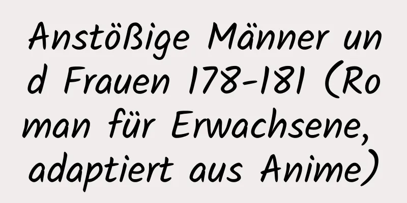 Anstößige Männer und Frauen 178-181 (Roman für Erwachsene, adaptiert aus Anime)