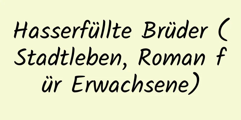 Hasserfüllte Brüder (Stadtleben, Roman für Erwachsene)