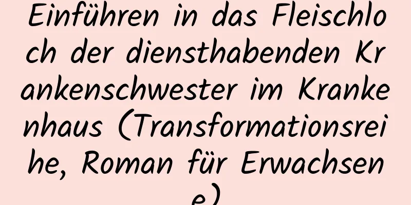 Einführen in das Fleischloch der diensthabenden Krankenschwester im Krankenhaus (Transformationsreihe, Roman für Erwachsene)