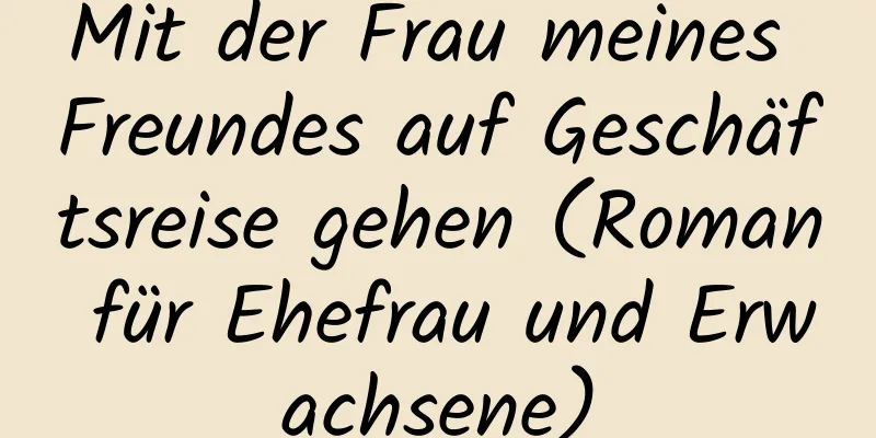 Mit der Frau meines Freundes auf Geschäftsreise gehen (Roman für Ehefrau und Erwachsene)