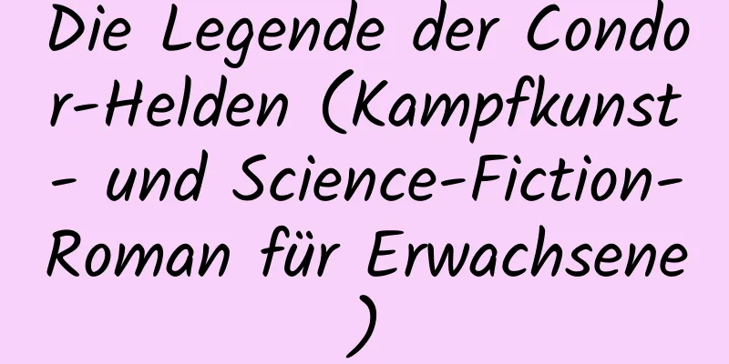 Die Legende der Condor-Helden (Kampfkunst- und Science-Fiction-Roman für Erwachsene)