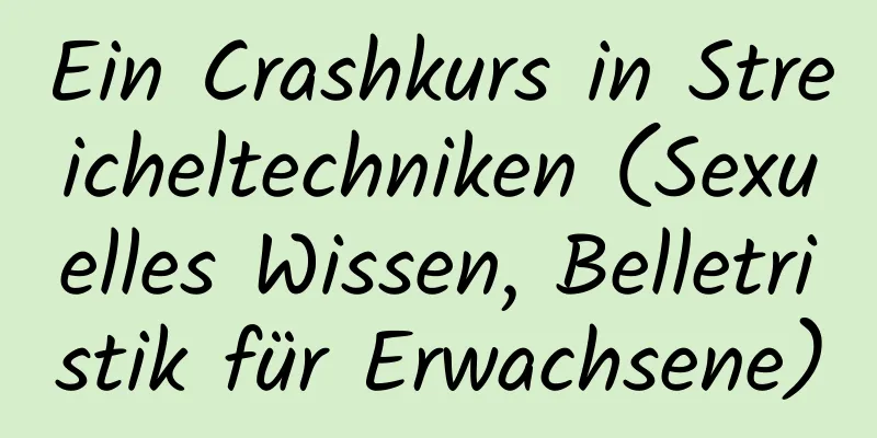 Ein Crashkurs in Streicheltechniken (Sexuelles Wissen, Belletristik für Erwachsene)