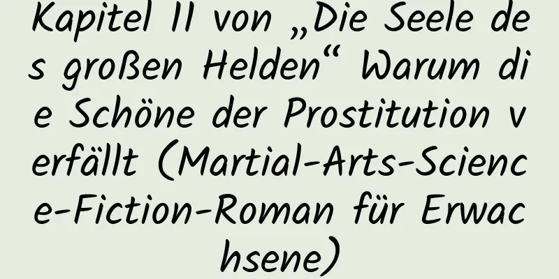 Kapitel 11 von „Die Seele des großen Helden“ Warum die Schöne der Prostitution verfällt (Martial-Arts-Science-Fiction-Roman für Erwachsene)