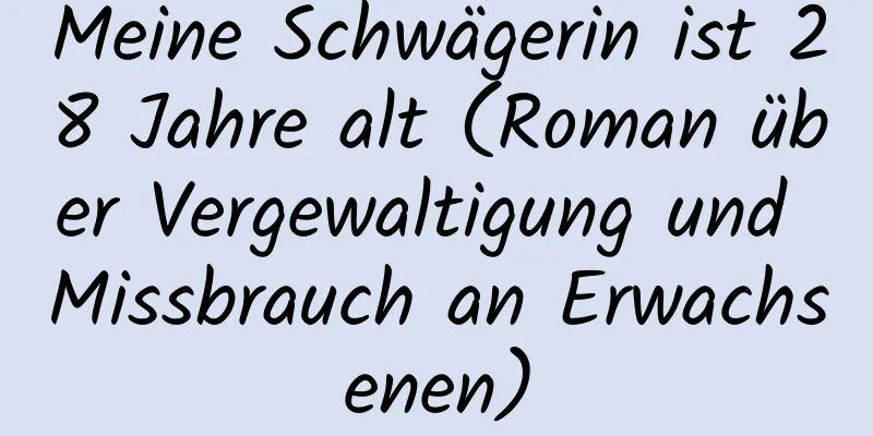 Meine Schwägerin ist 28 Jahre alt (Roman über Vergewaltigung und Missbrauch an Erwachsenen)