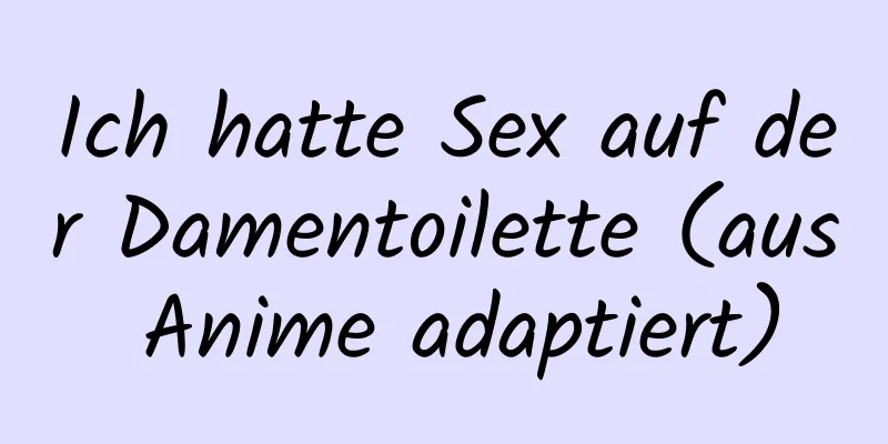 Ich hatte Sex auf der Damentoilette (aus Anime adaptiert)