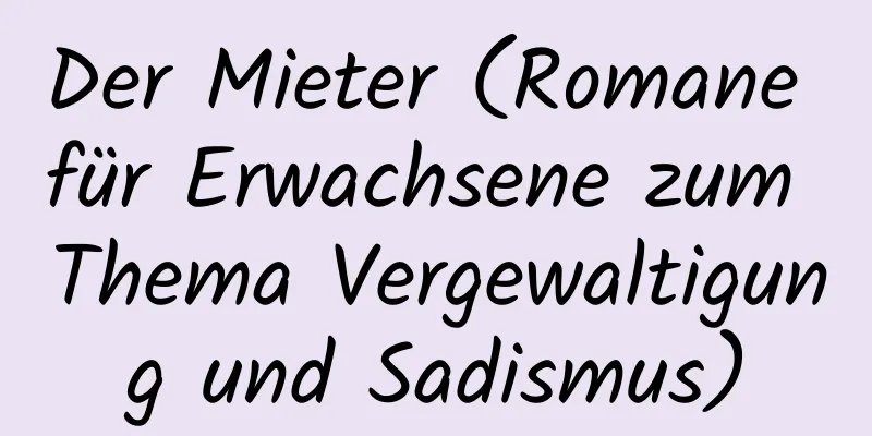 Der Mieter (Romane für Erwachsene zum Thema Vergewaltigung und Sadismus)