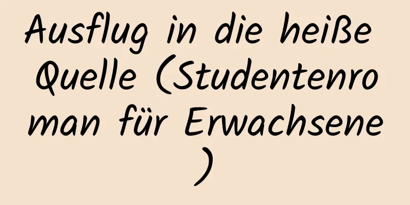 Ausflug in die heiße Quelle (Studentenroman für Erwachsene)