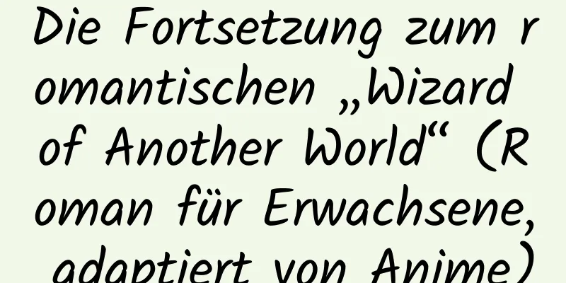 Die Fortsetzung zum romantischen „Wizard of Another World“ (Roman für Erwachsene, adaptiert von Anime)