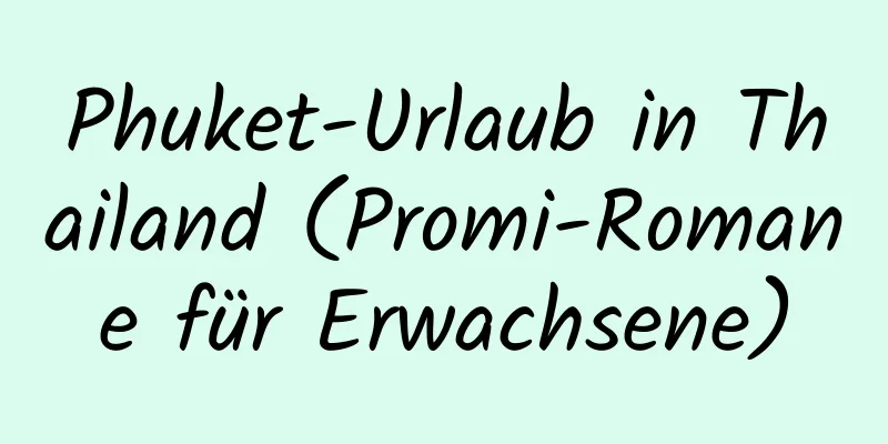 Phuket-Urlaub in Thailand (Promi-Romane für Erwachsene)