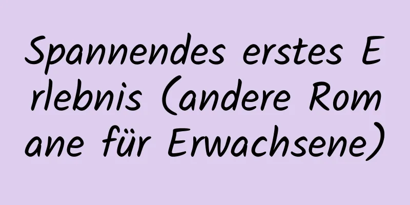 Spannendes erstes Erlebnis (andere Romane für Erwachsene)