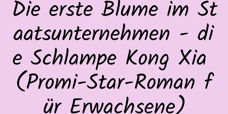 Die erste Blume im Staatsunternehmen - die Schlampe Kong Xia (Promi-Star-Roman für Erwachsene)