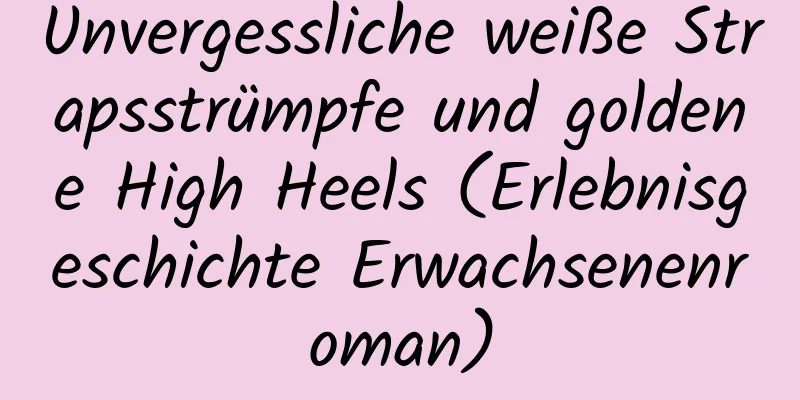 Unvergessliche weiße Strapsstrümpfe und goldene High Heels (Erlebnisgeschichte Erwachsenenroman)