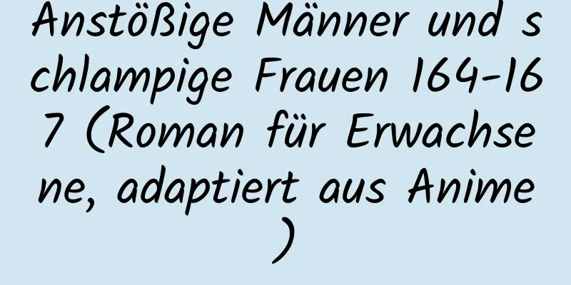 Anstößige Männer und schlampige Frauen 164-167 (Roman für Erwachsene, adaptiert aus Anime)