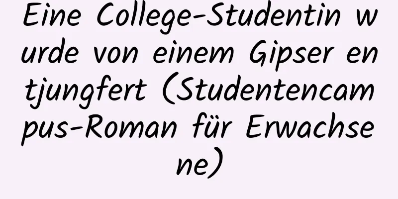 Eine College-Studentin wurde von einem Gipser entjungfert (Studentencampus-Roman für Erwachsene)