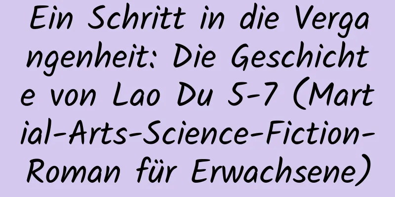 Ein Schritt in die Vergangenheit: Die Geschichte von Lao Du 5-7 (Martial-Arts-Science-Fiction-Roman für Erwachsene)